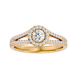 Rumi Diamond Halo Ring