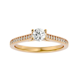 Trinity Diamond Solitaire Ring