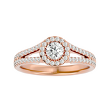 Rumi Diamond Halo Ring