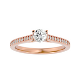 Trinity Diamond Solitaire Ring