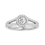 Rumi Diamond Halo Ring