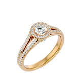 Rumi Diamond Halo Ring