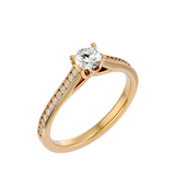 Trinity Diamond Solitaire Ring