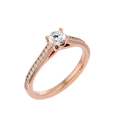 Trinity Diamond Solitaire Ring