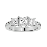 Coco Diamond Three Stone Ring