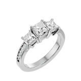 Coco Diamond Three Stone Ring