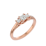 Frederica Diamond  Three Stone Ring