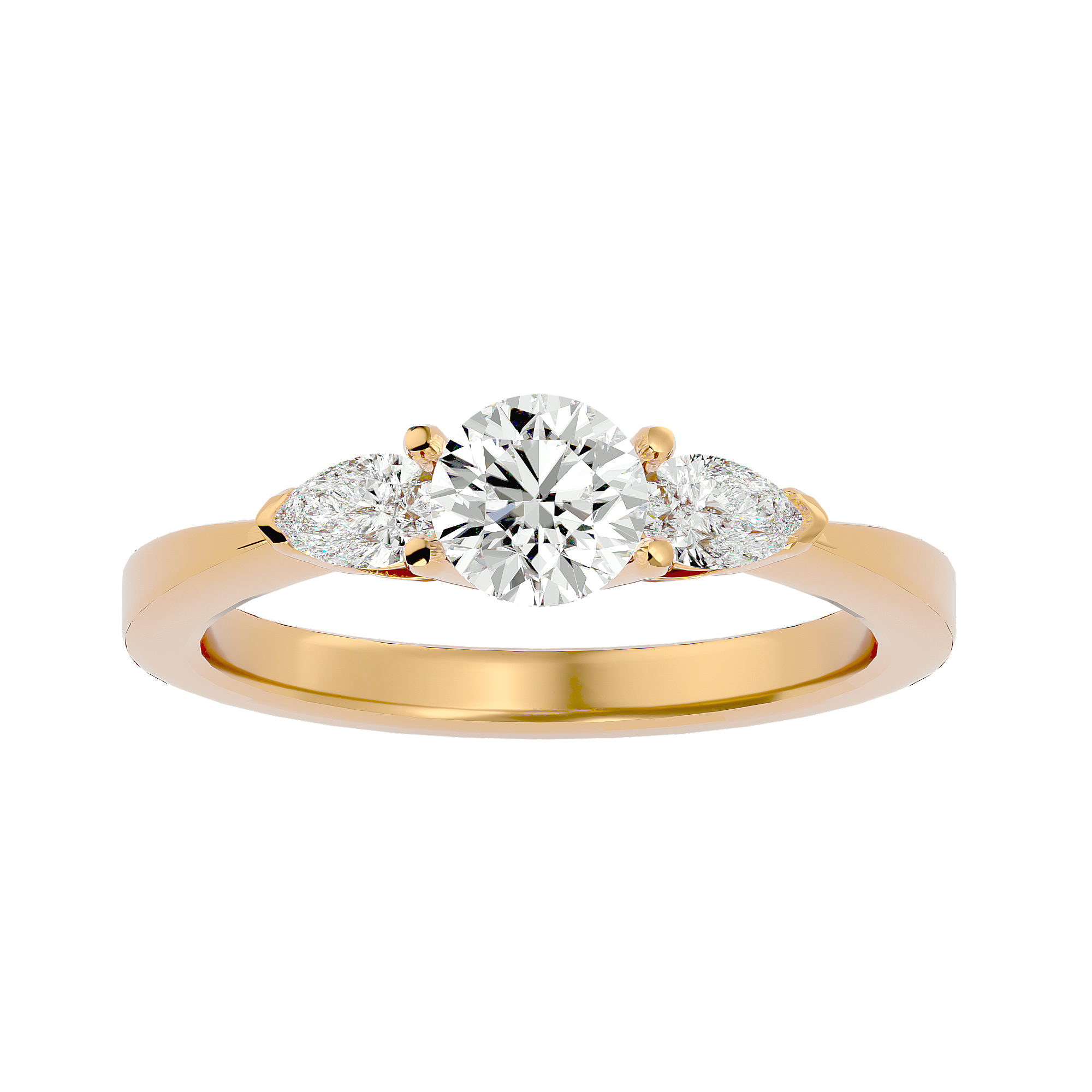 Allegra Diamond Three Stone Ring