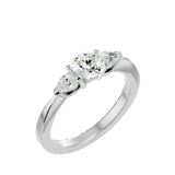 Allegra Diamond Three Stone Ring
