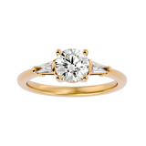 Celesta Diamond Three Stone Ring