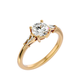 Celesta Diamond Three Stone Ring