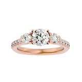 Anais Diamond Three Stone Ring