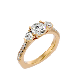 Anais Diamond Three Stone Ring