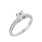 Ana Diamond Three Stone Ring