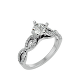 Ace Diamond Solitaire Ring