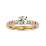 Elena Diamond Solitaire Ring