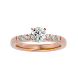 Elena Diamond Solitaire Ring