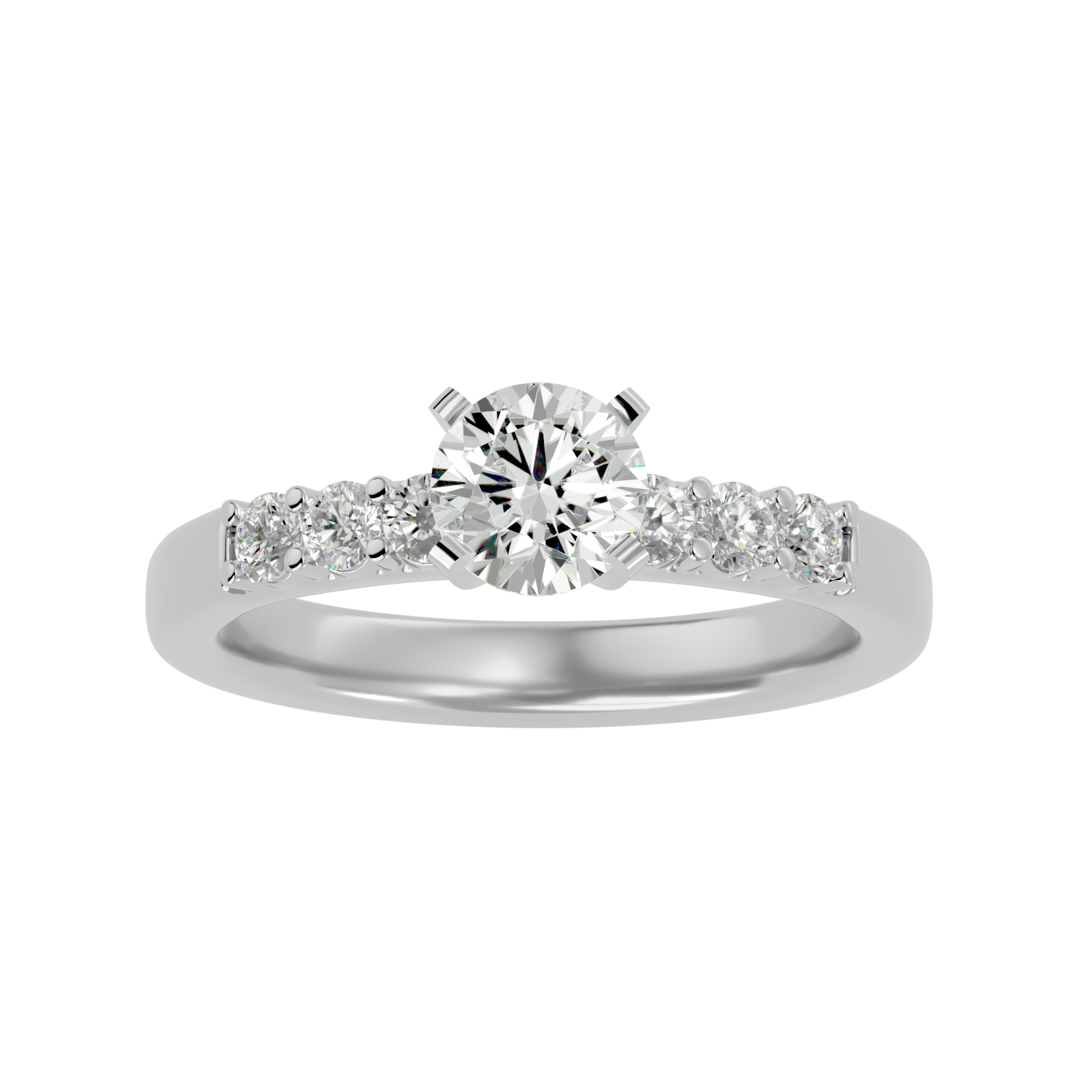 Elena Diamond Solitaire Ring