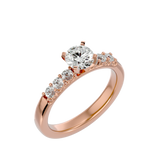 Elena Diamond Solitaire Ring