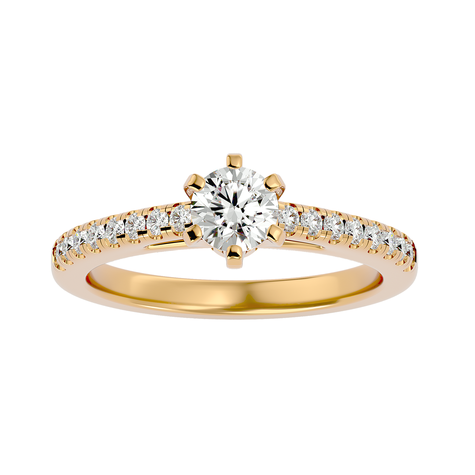 Louisa Diamond Solitaire Ring