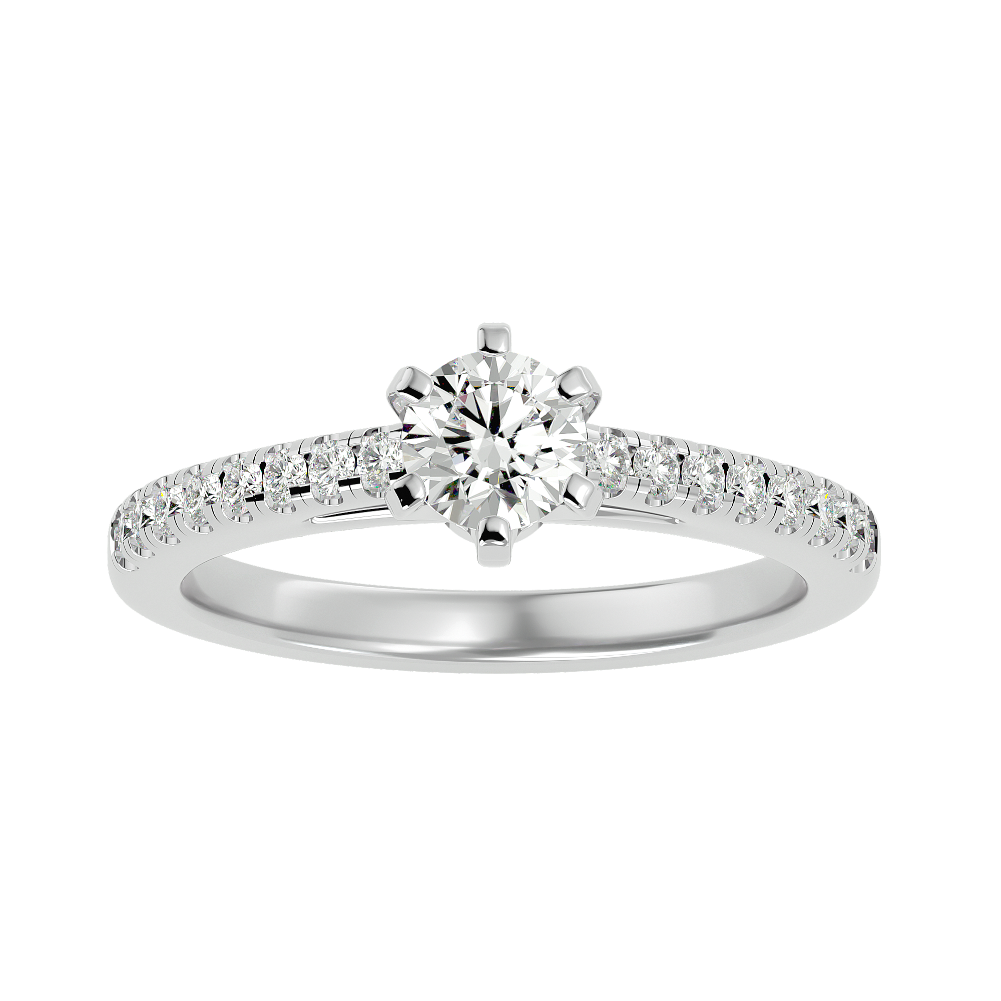 Louisa Diamond Solitaire Ring