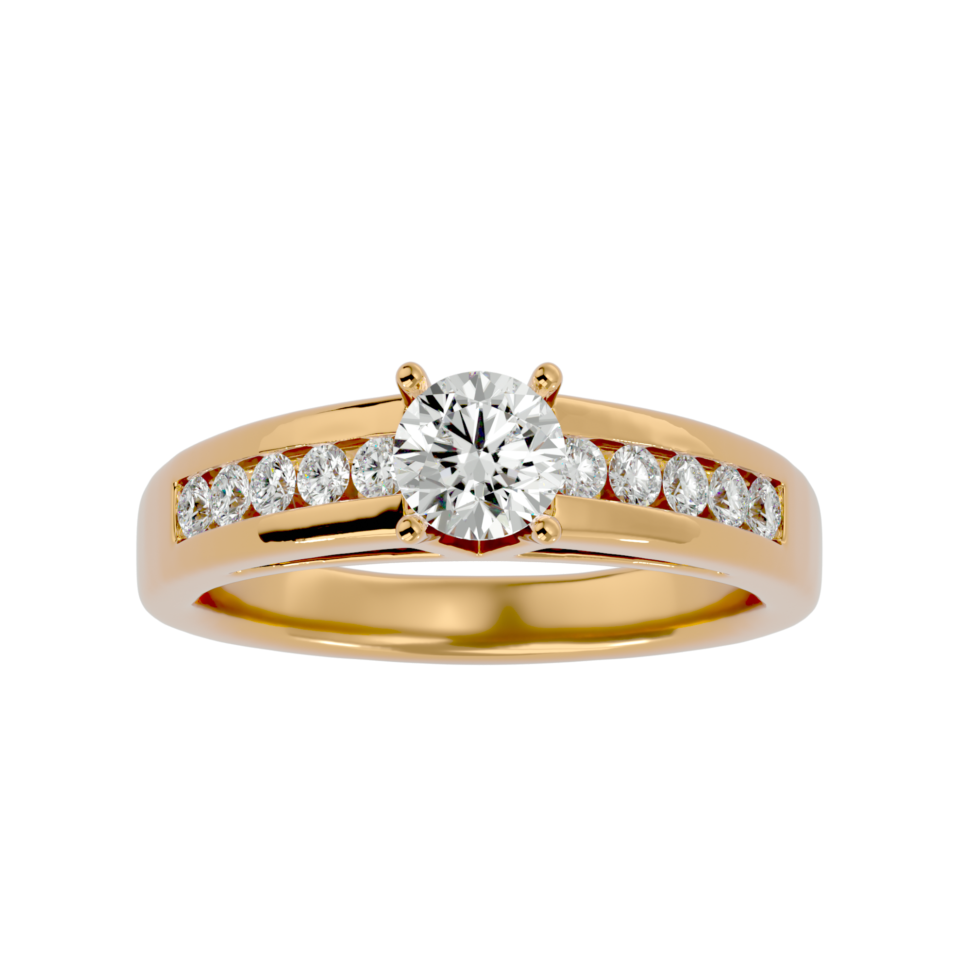 Celia Diamond Solitaire Ring