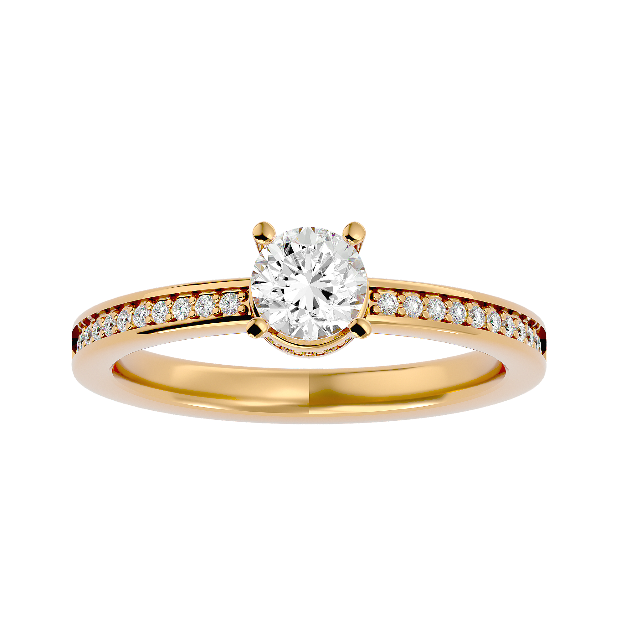 Edna Diamond Solitaire Ring