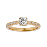 Audrey Diamond Solitaire Ring