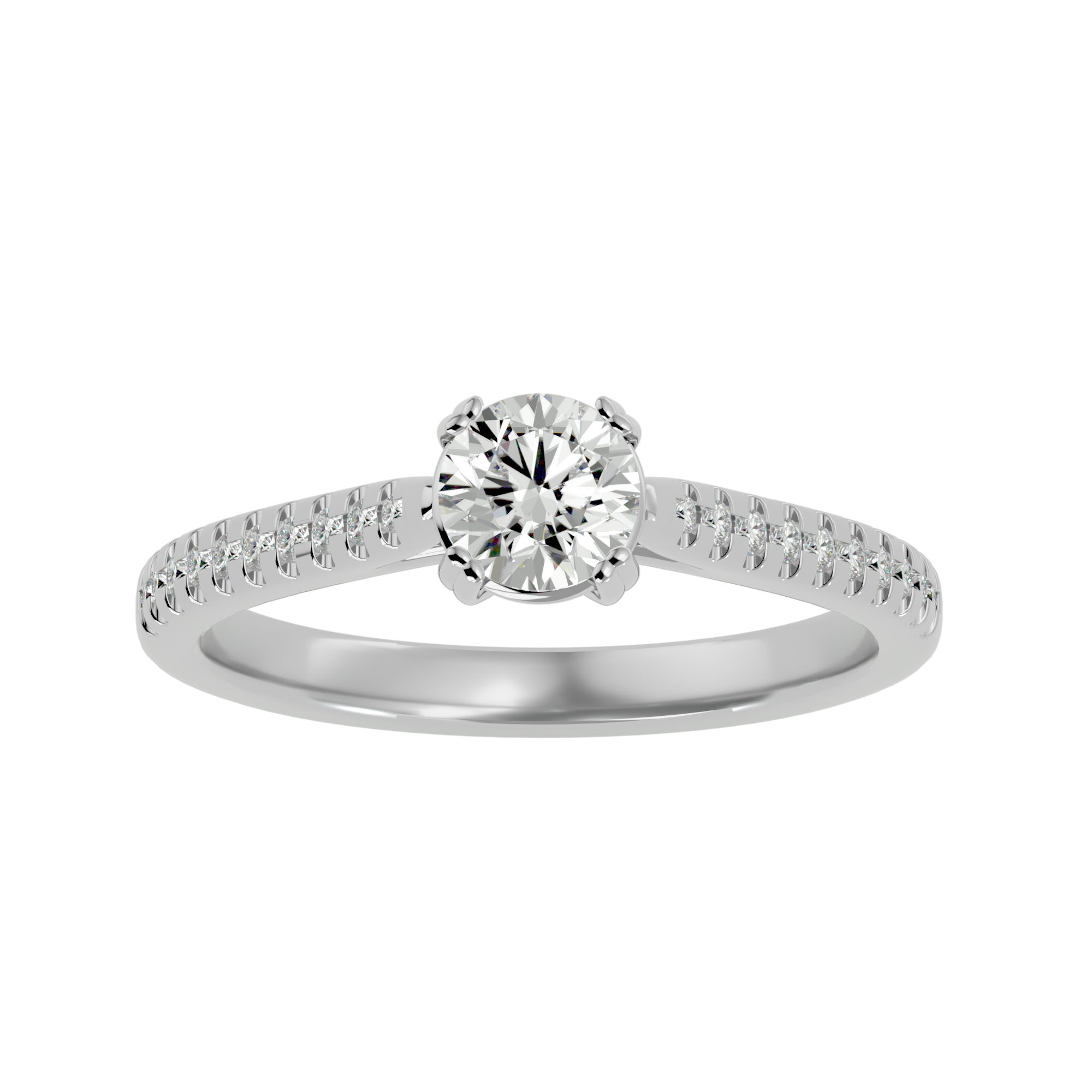 Audrey Diamond Solitaire Ring