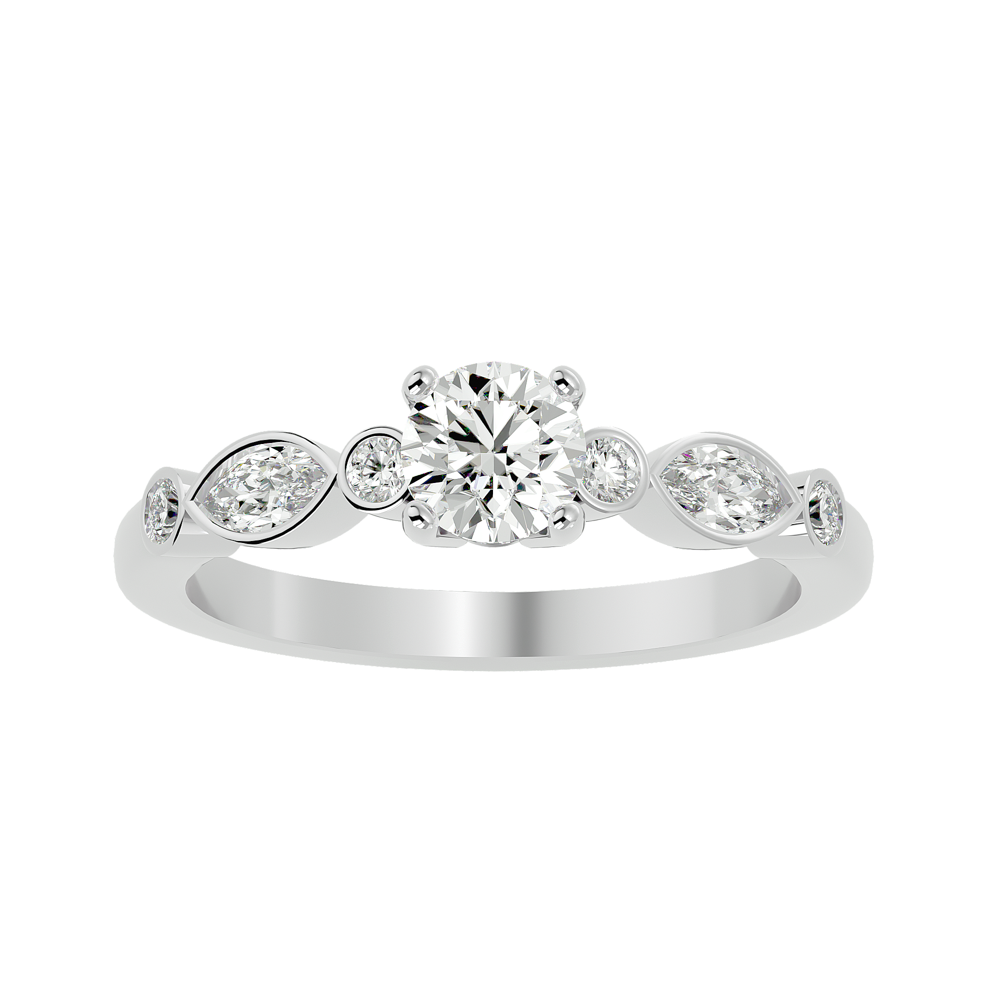 Juliet Diamond Solitaire Ring