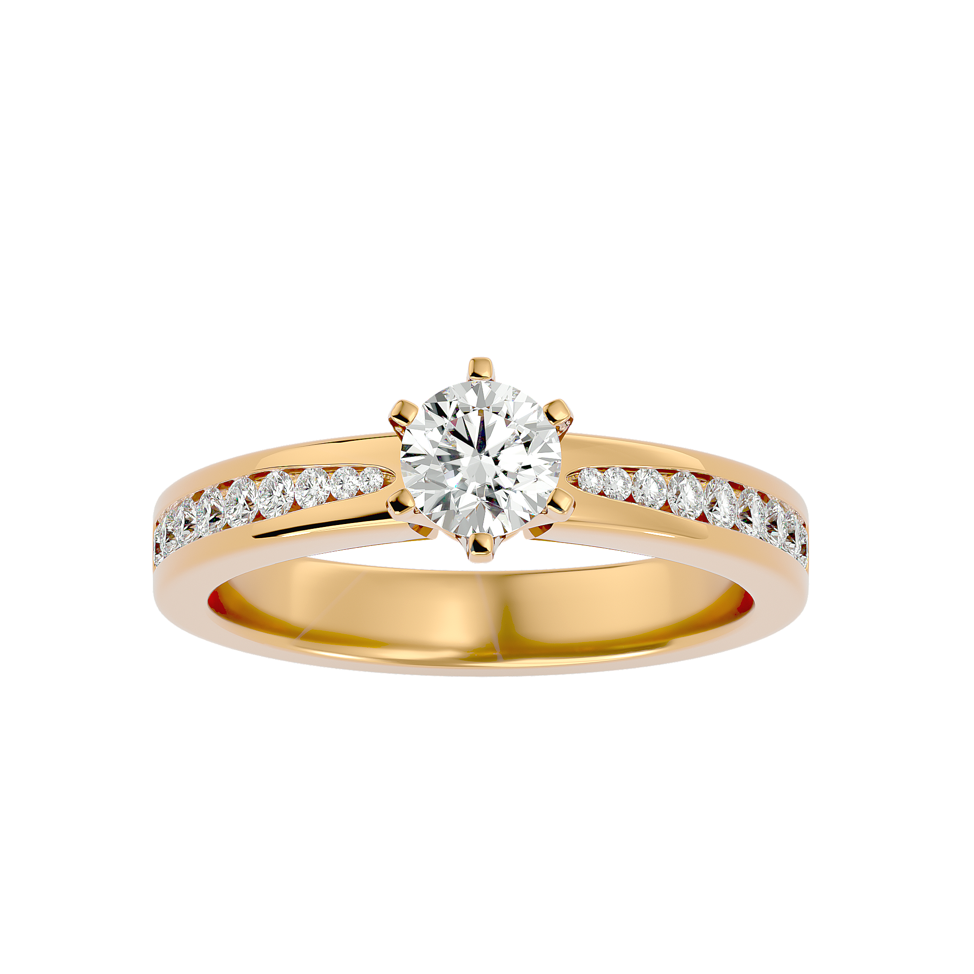 Cassie Diamond Solitaire Ring