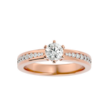 Cassie Diamond Solitaire Ring