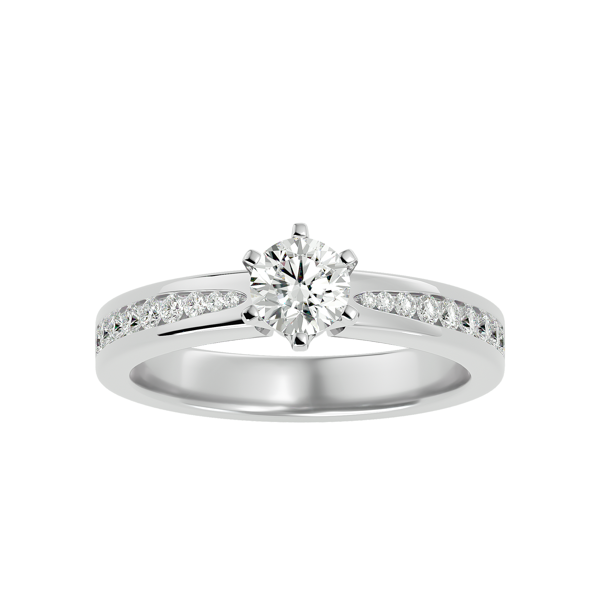 Cassie Diamond Solitaire Ring