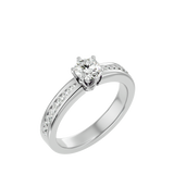 Cassie Diamond Solitaire Ring