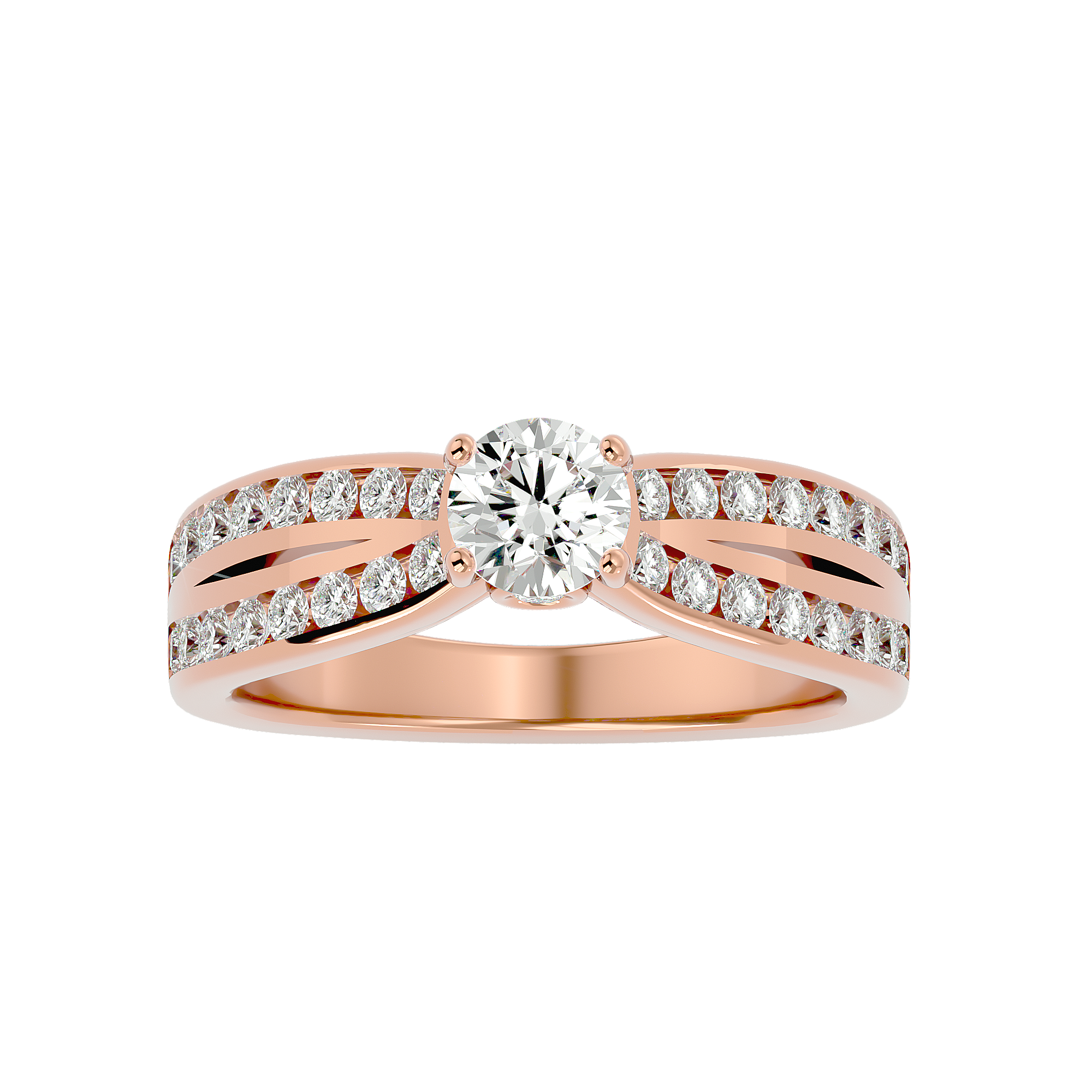 Gaia Diamond Solitaire Ring