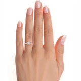 Coretta Diamond Halo Ring