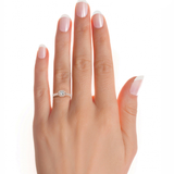 Coty Diamond Halo Ring