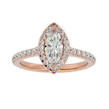 Ophelia Diamond Halo Ring