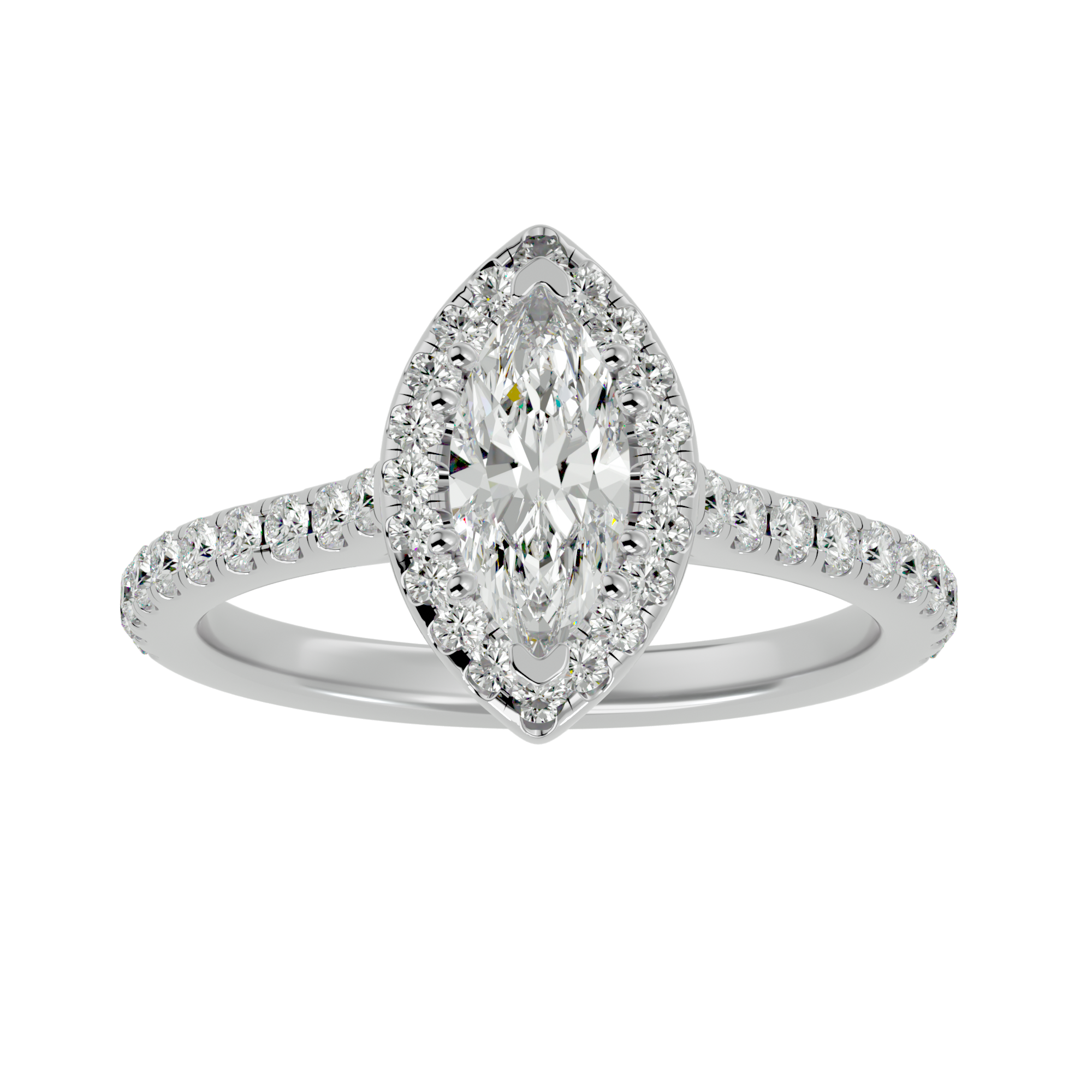 Ophelia Diamond Halo Ring