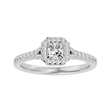 Coty Diamond Halo Ring