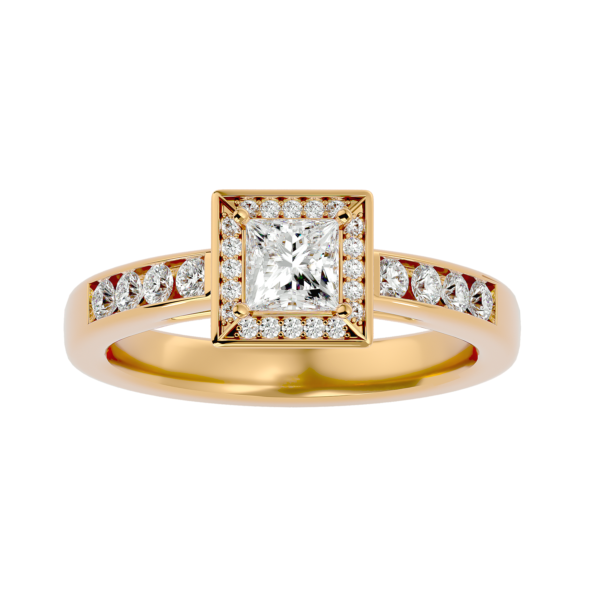 Eloise Diamond Halo Ring