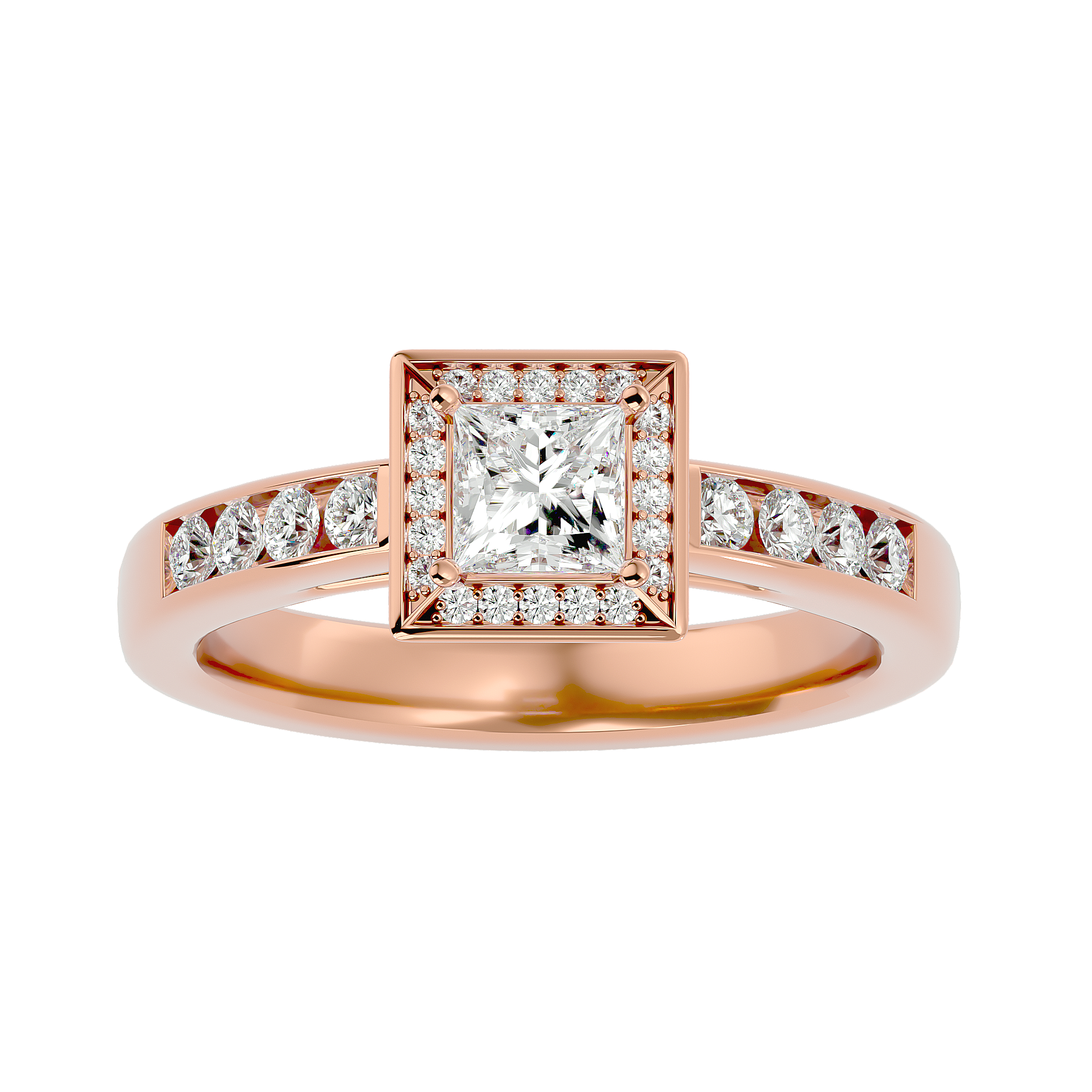 Eloise Diamond Halo Ring