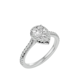 Ezra Diamond Halo Ring