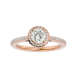 Coretta Diamond Halo Ring