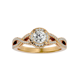 Claire Diamond Halo Ring