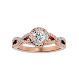 Claire Diamond Halo Ring