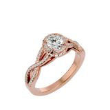 Claire Diamond Halo Ring