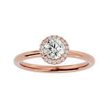 Christiana Diamond Halo Ring