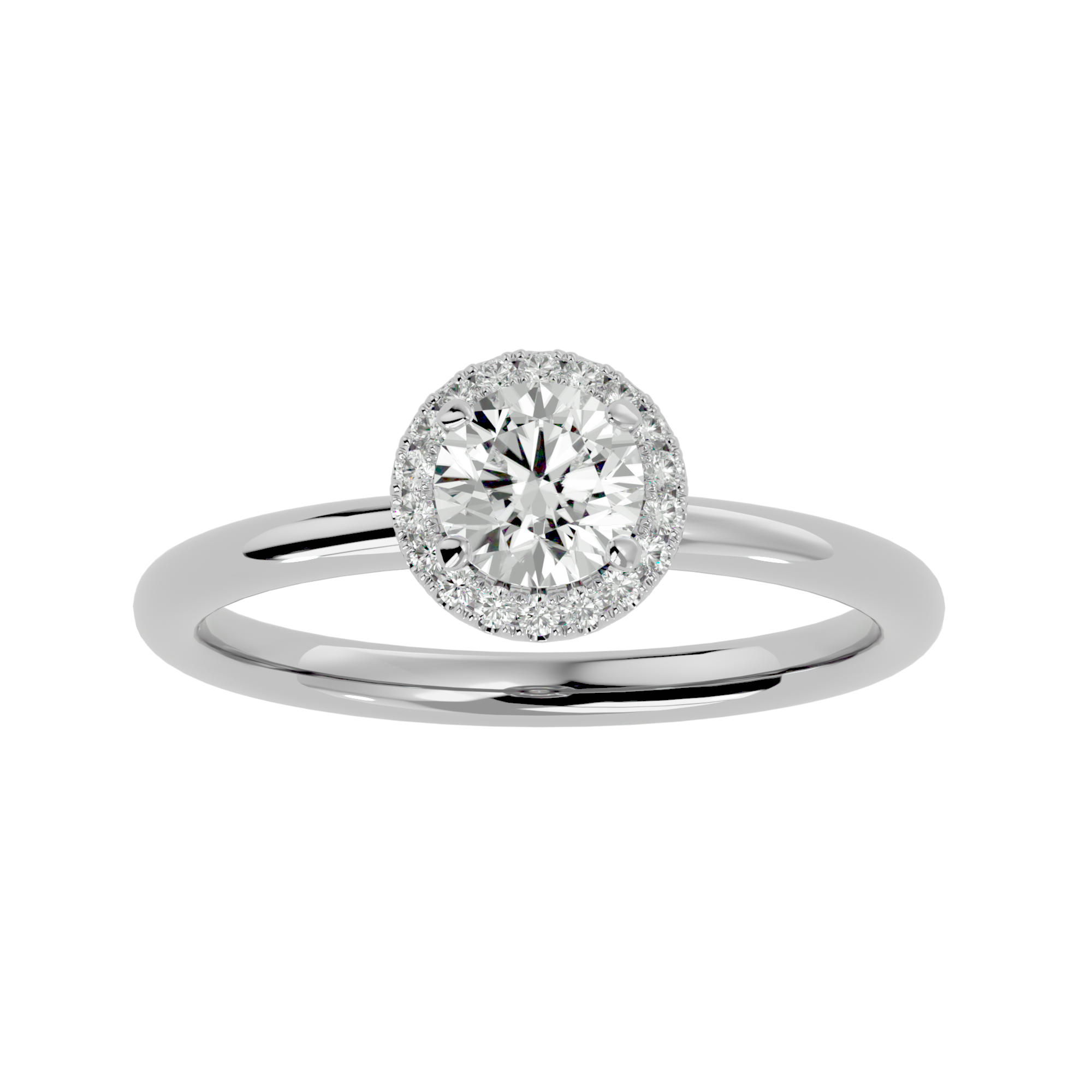 Christiana Diamond Halo Ring