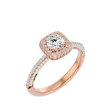 Eden Diamond Halo Ring